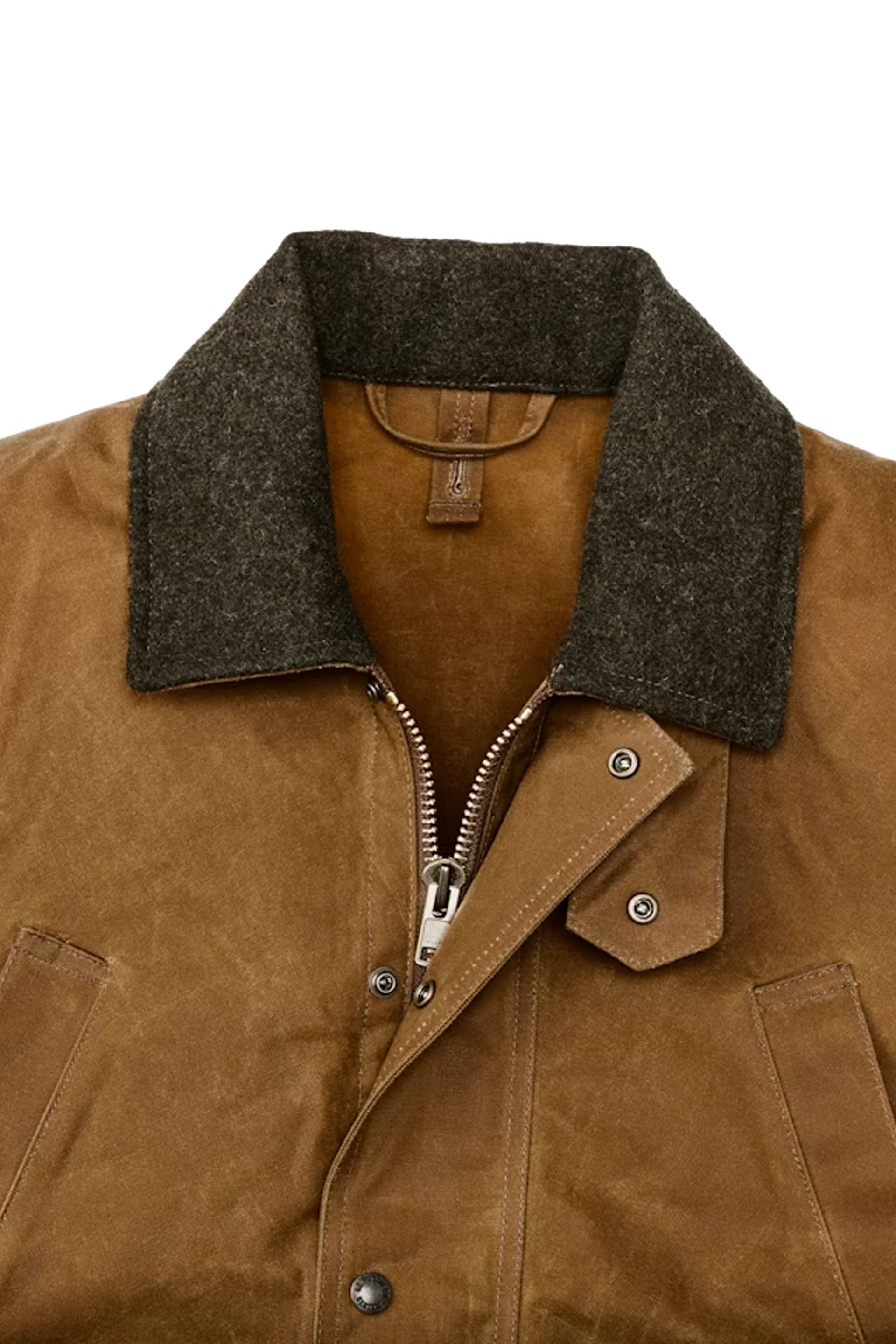 Filson Giacca Tin Cloth Field Marrone