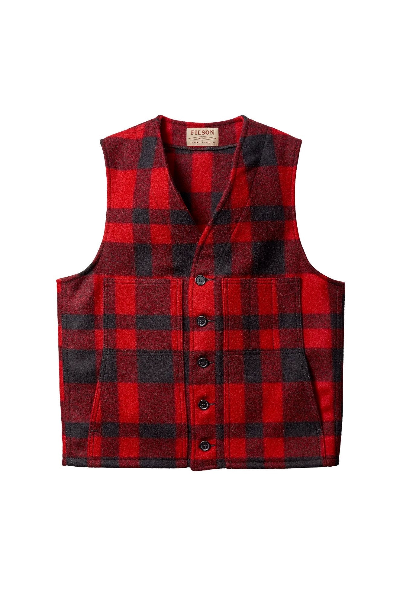 GILET Rosso Filson