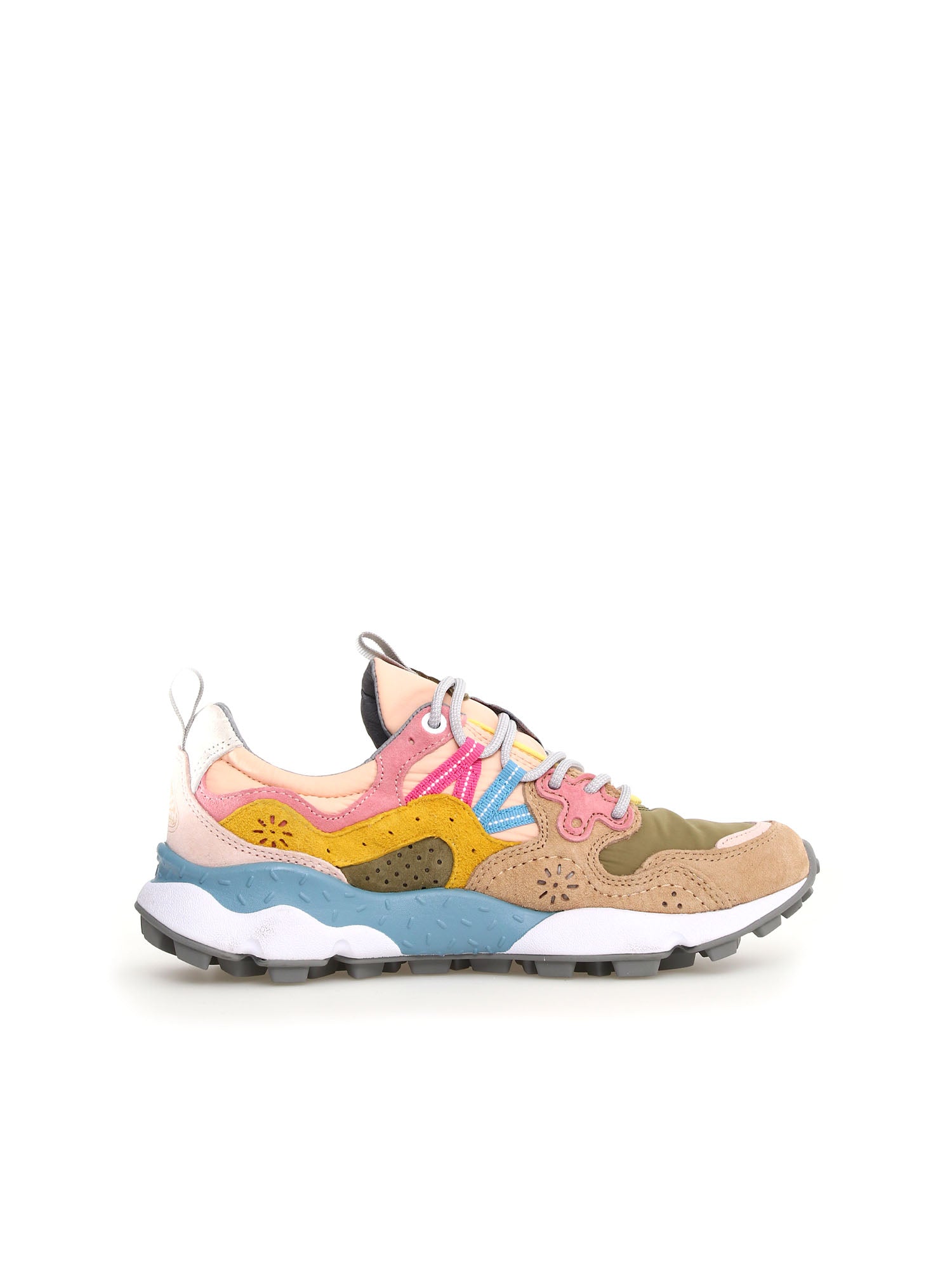 Flower Mountain Yamano 3 Woman Suede Nylon Rosa