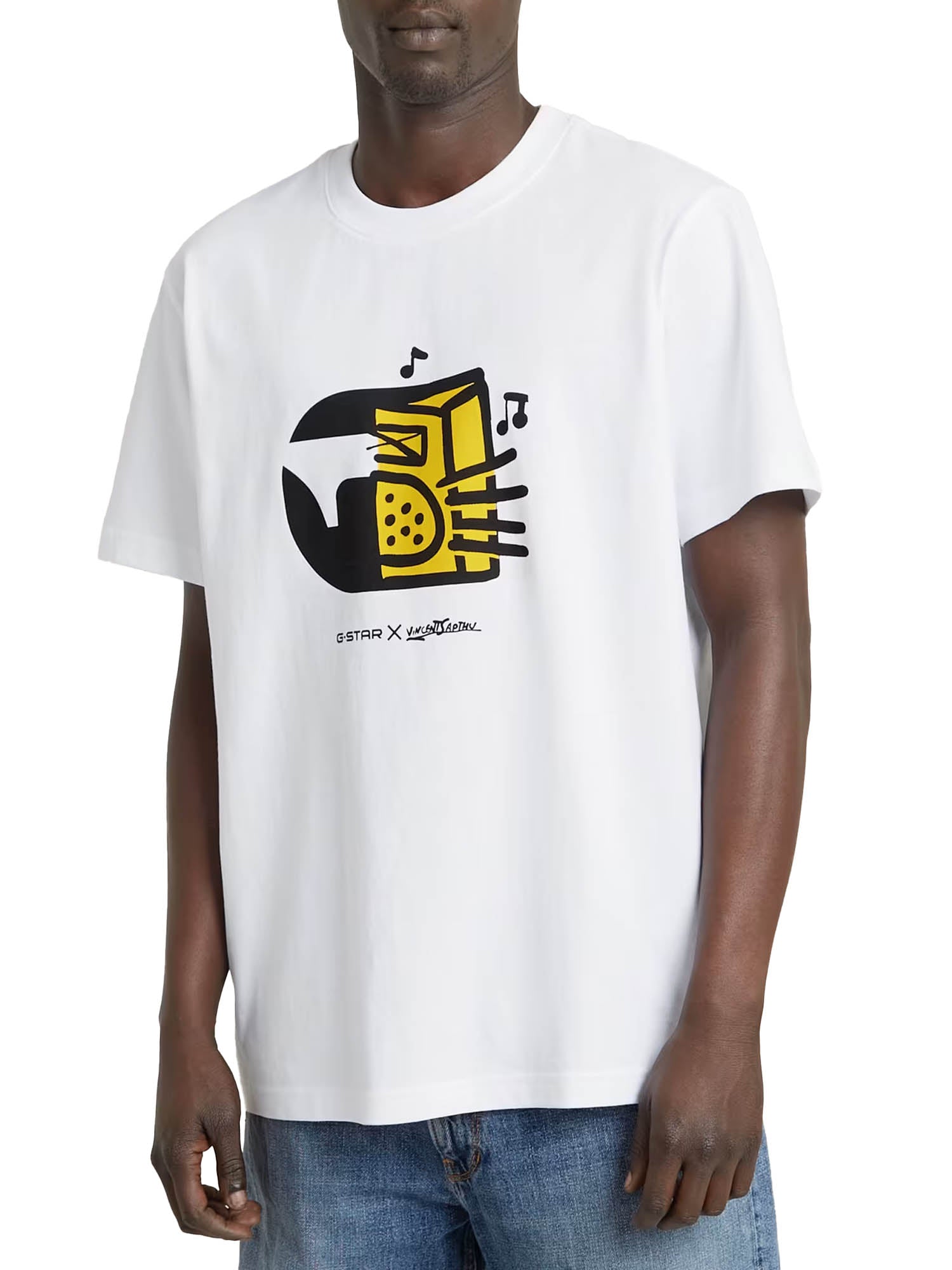 Boombox Cartoon Loose T-Shirt