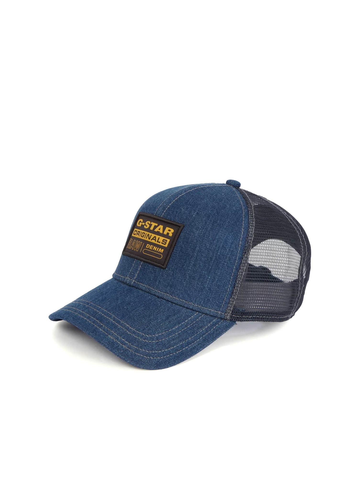 Denim Embro Baseball Trucker Cap