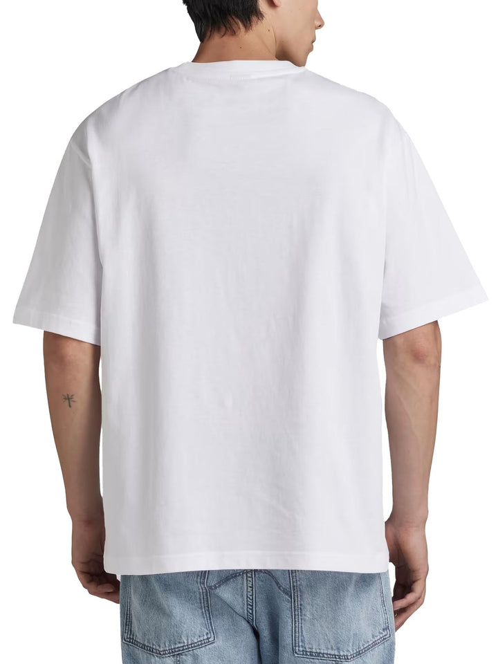 G-star Raw T-Shirt Center Chest Boxy Bianco