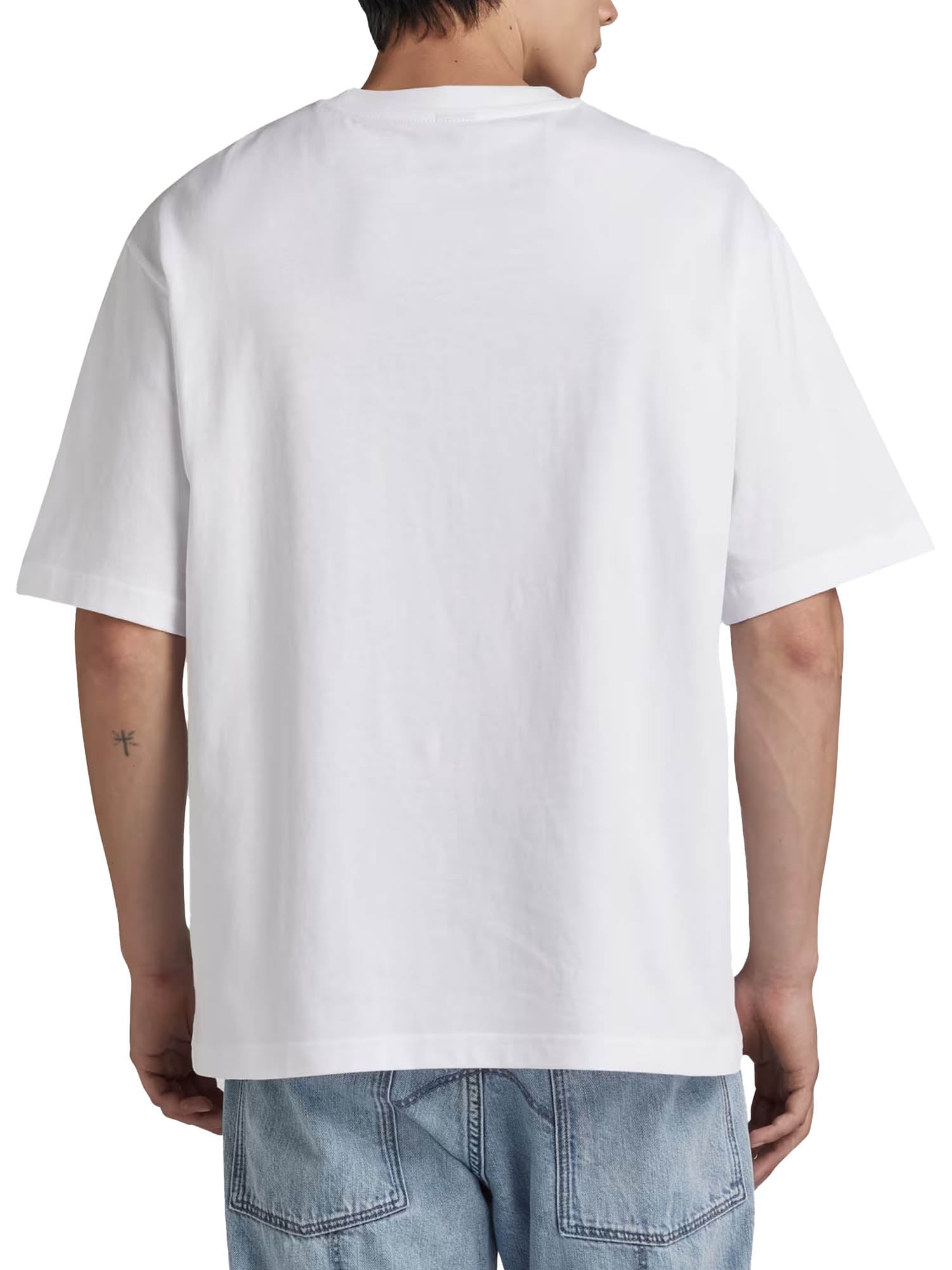 G-star Raw T-shirt Center Chest Boxy Bianco