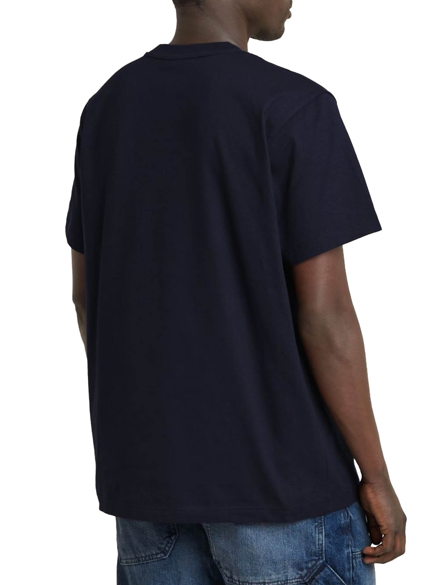 G-star Raw T-shirt Center Chest Boxy Blu