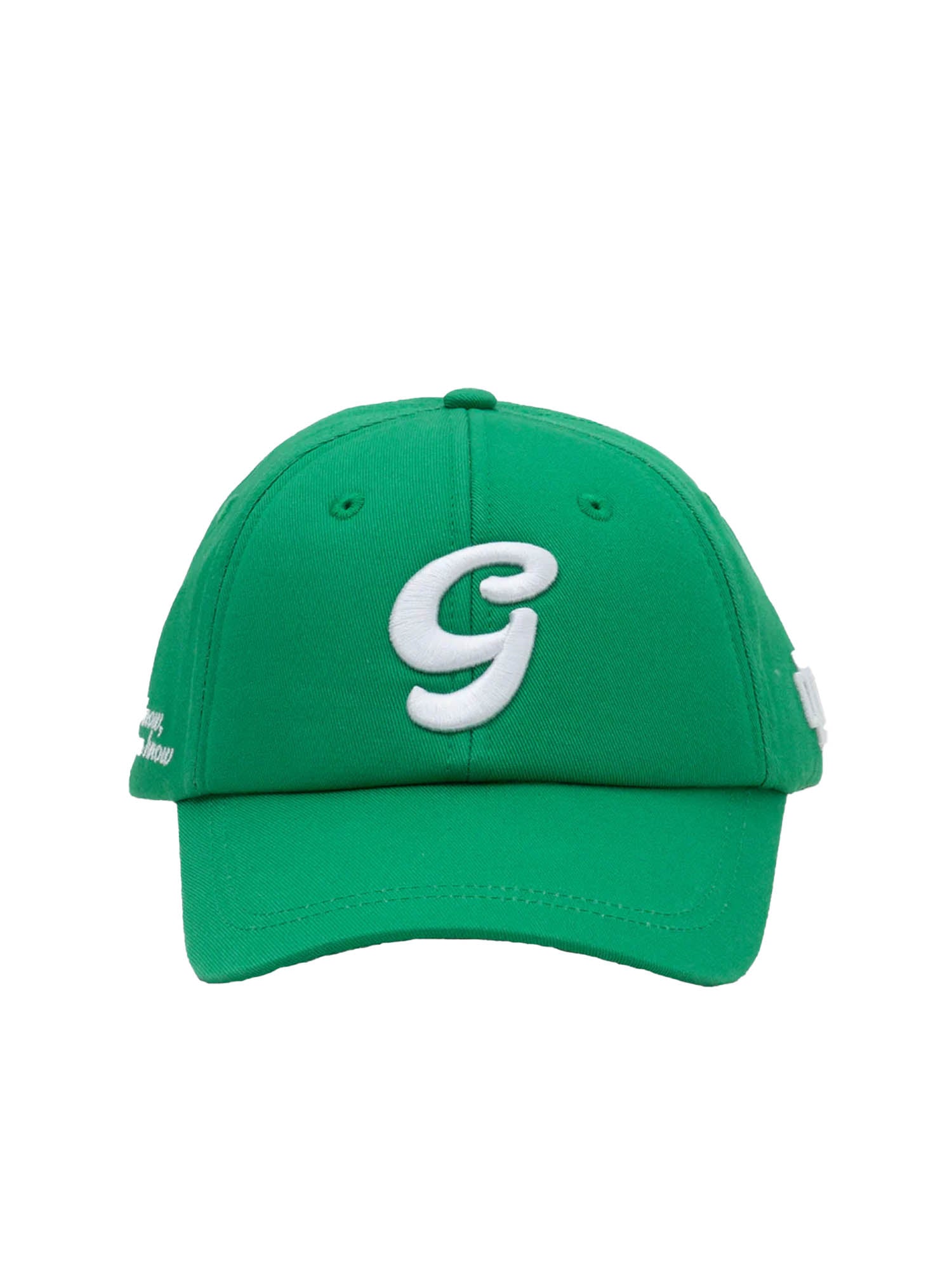 "Garment Workshop "If You Know You Know" Embroidered Six Panel Hat Verde"