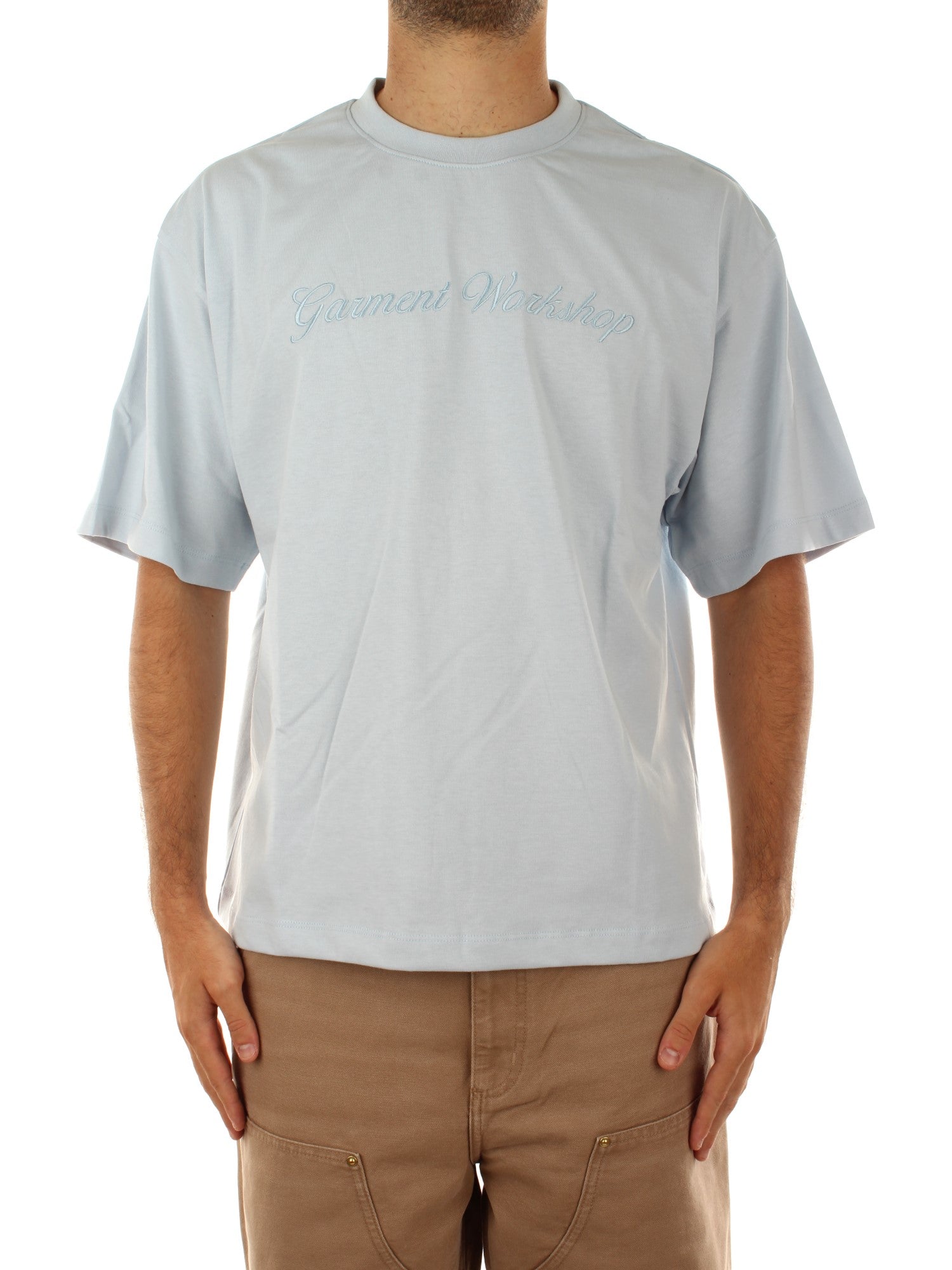 Garment Workshop Jersey T-Shirt Azzurro