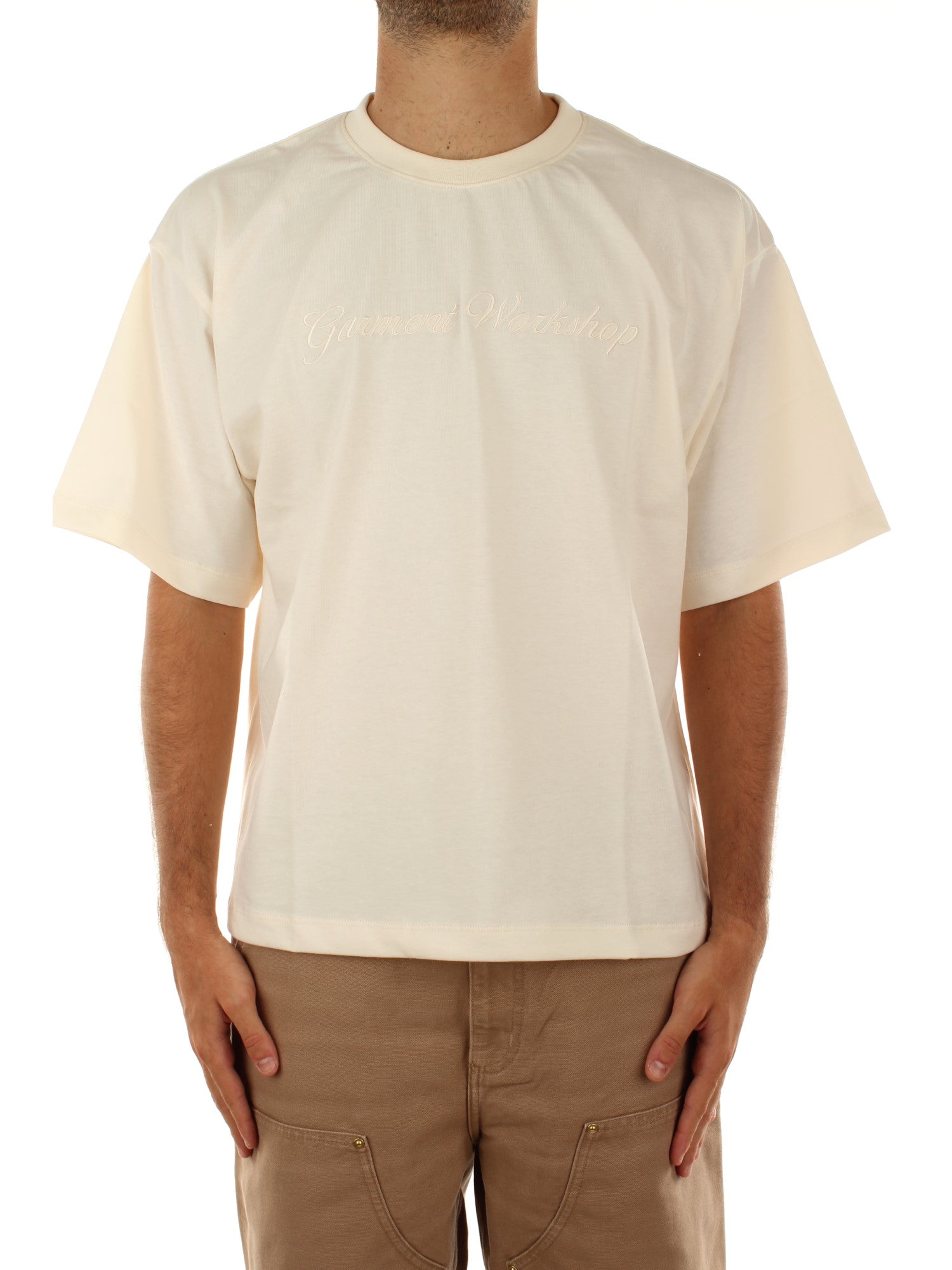 Garment Workshop Jersey T-Shirt Beige