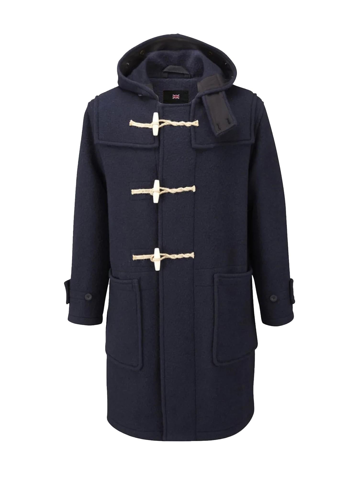 Gloverall Monty Duffle Coat Original Blu