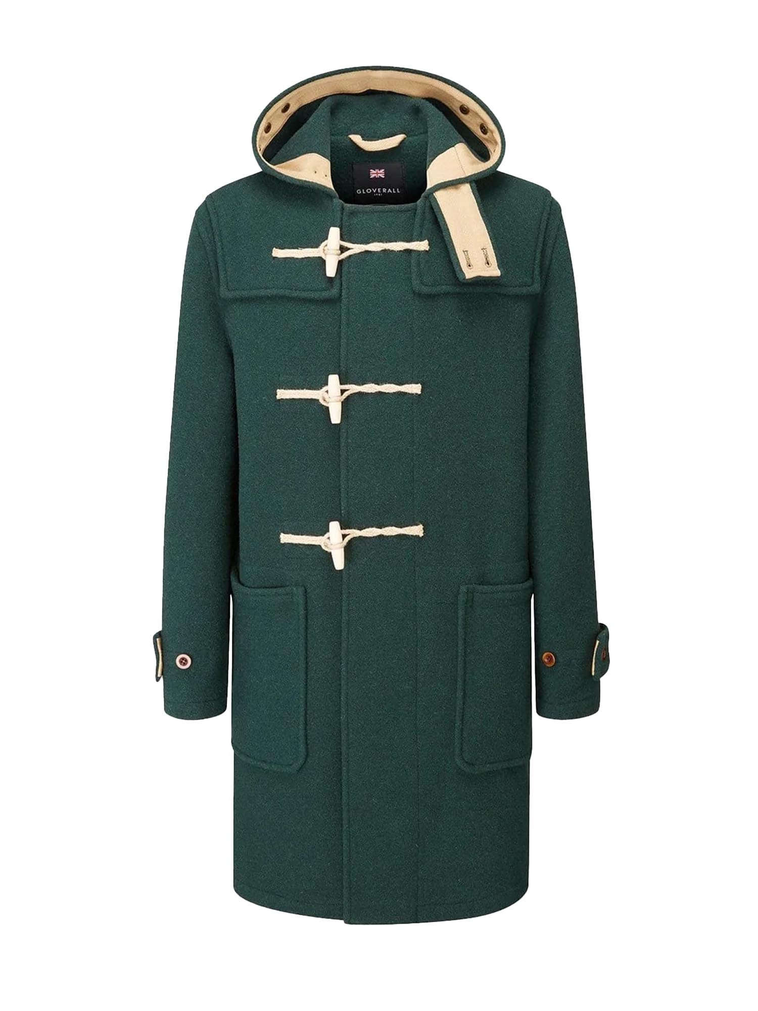 Gloverall Monty Duffle Coat Original Verde