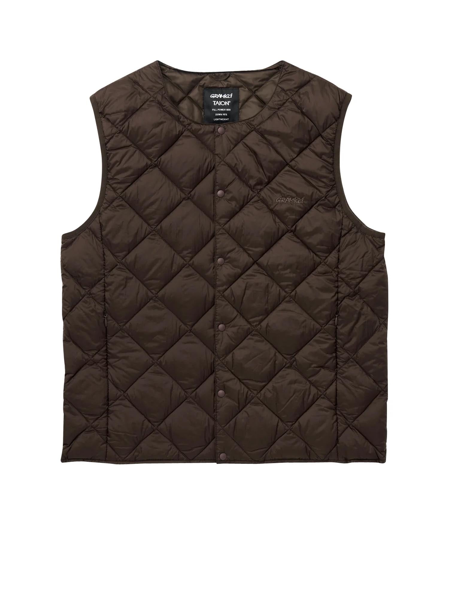 Gramicci Gramicci x Taion Inner Down Vest Marrone