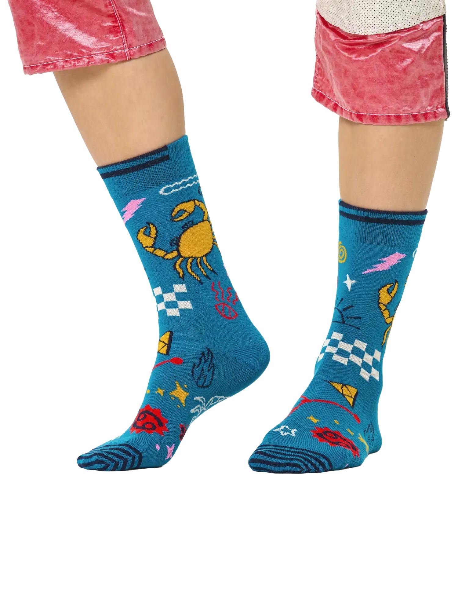 Happy Socks Calzini Cancer Blu