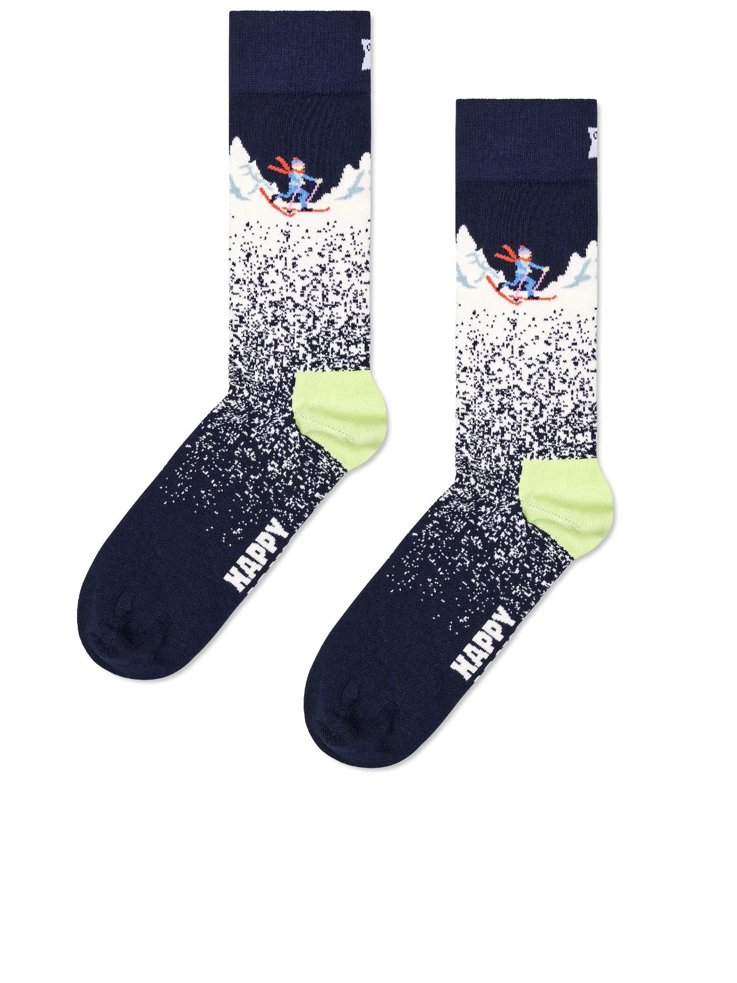 Happy Socks Confezione regalo da 2 paia di calzini Skiing Chalet Marrone