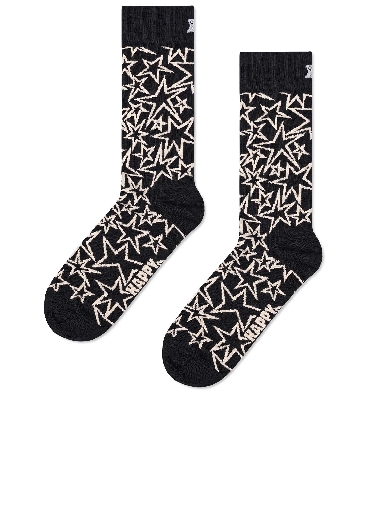 Happy Socks Confezione regalo da 3 paia di calzini Black and White Nero