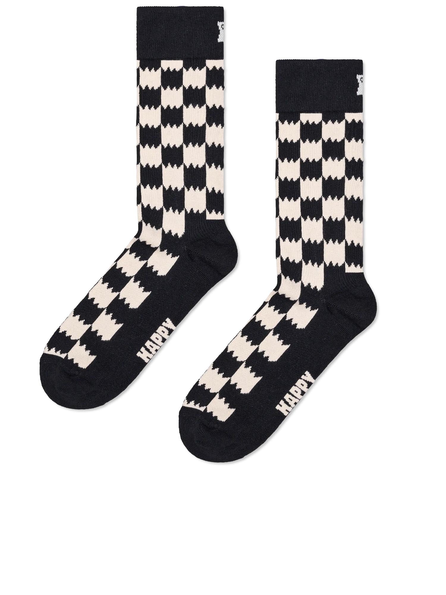 Happy Socks Confezione regalo da 3 paia di calzini Black and White Nero