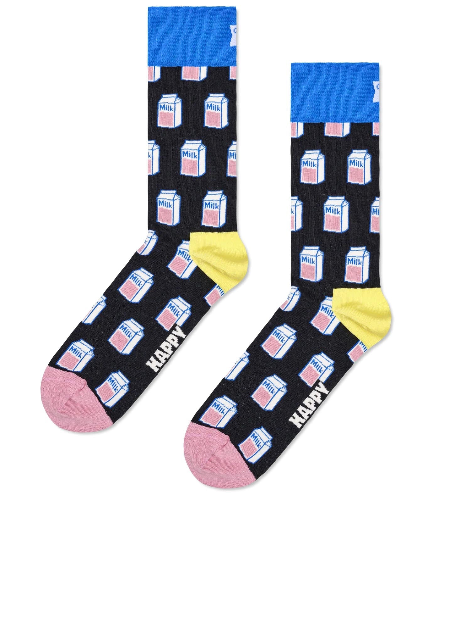 Happy Socks Confezione regalo da 4 paia di calzini Milk Carton Bianco