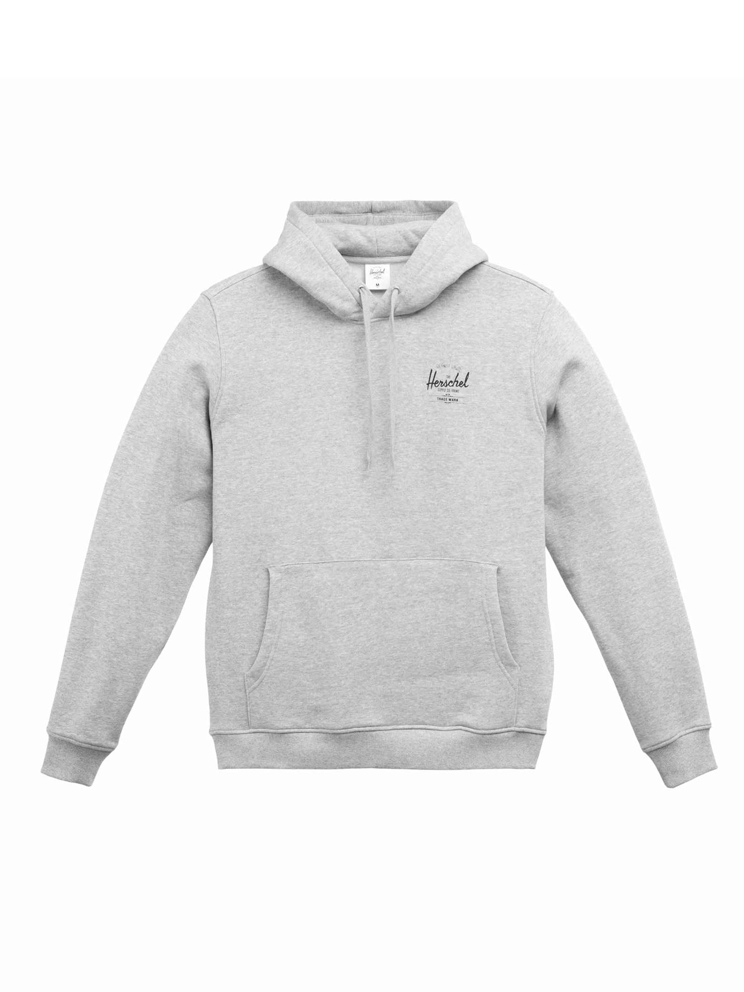 Herschel Basic Hoodie Men Grigio