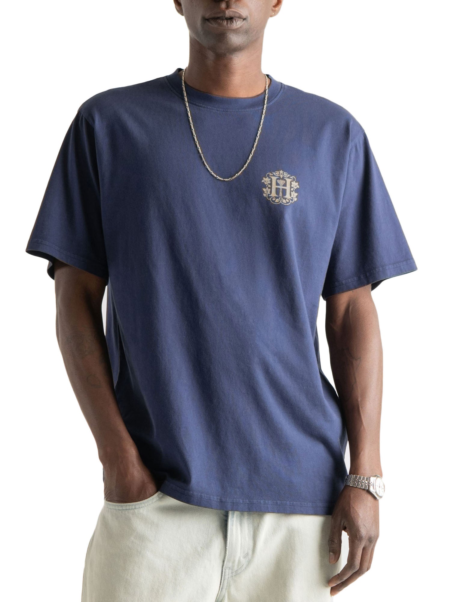 Herschel Crest Tee Men Blu