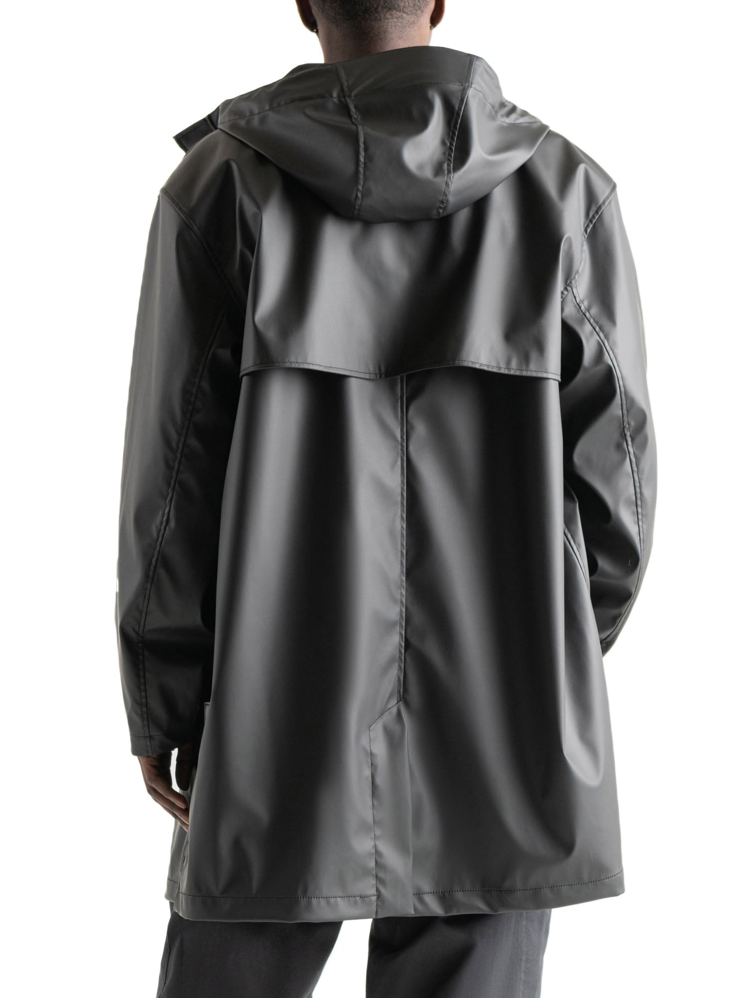 Herschel Long Classic Rain Jacket Nero