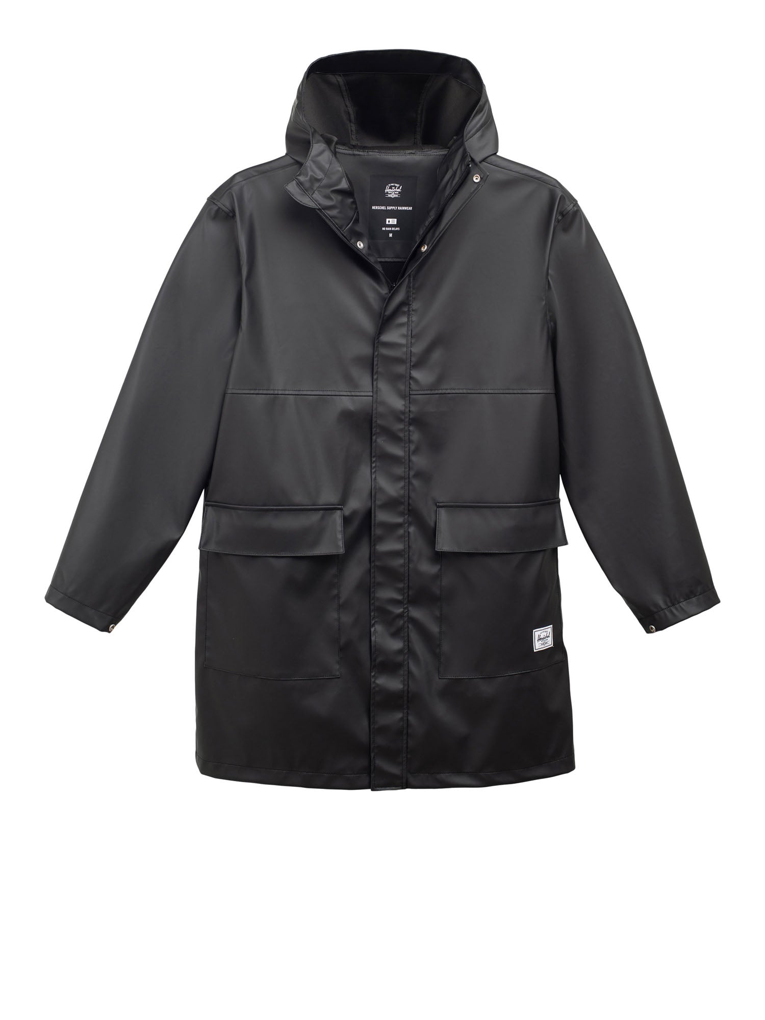 Herschel Long Classic Rain Jacket Nero