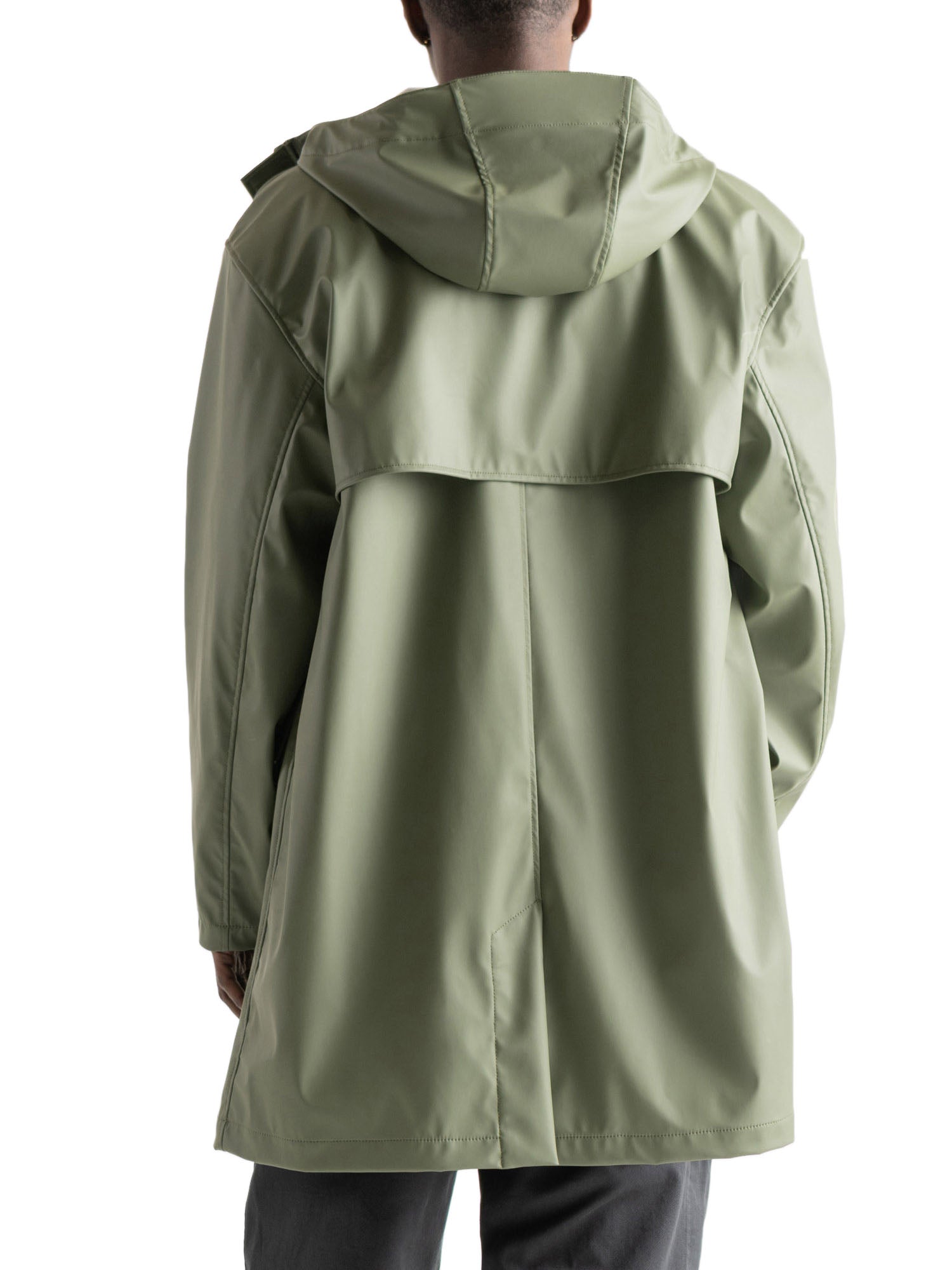 Herschel Long Classic Rain Jacket Verde