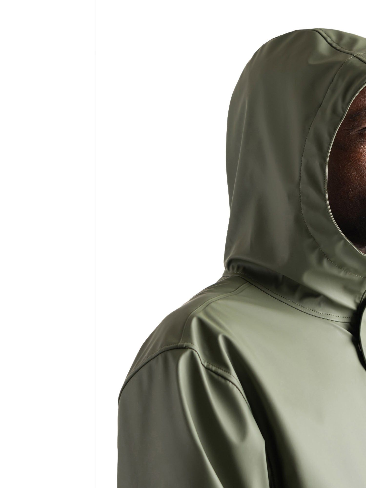 Herschel Long Classic Rain Jacket Verde