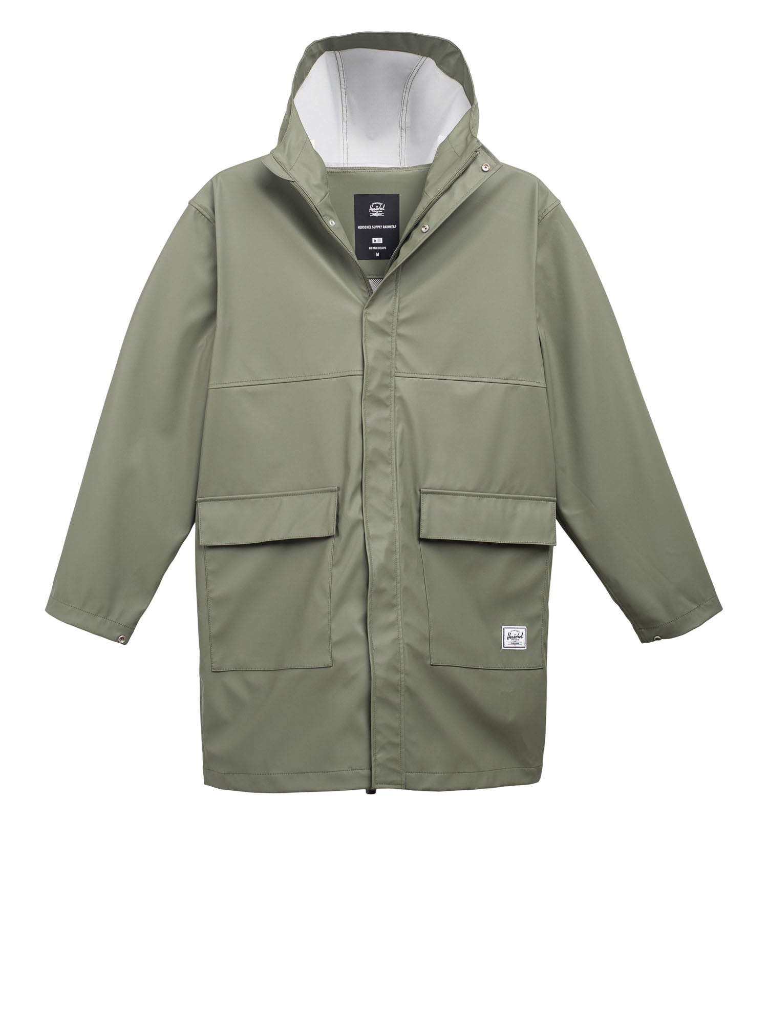 Herschel Long Classic Rain Jacket Verde