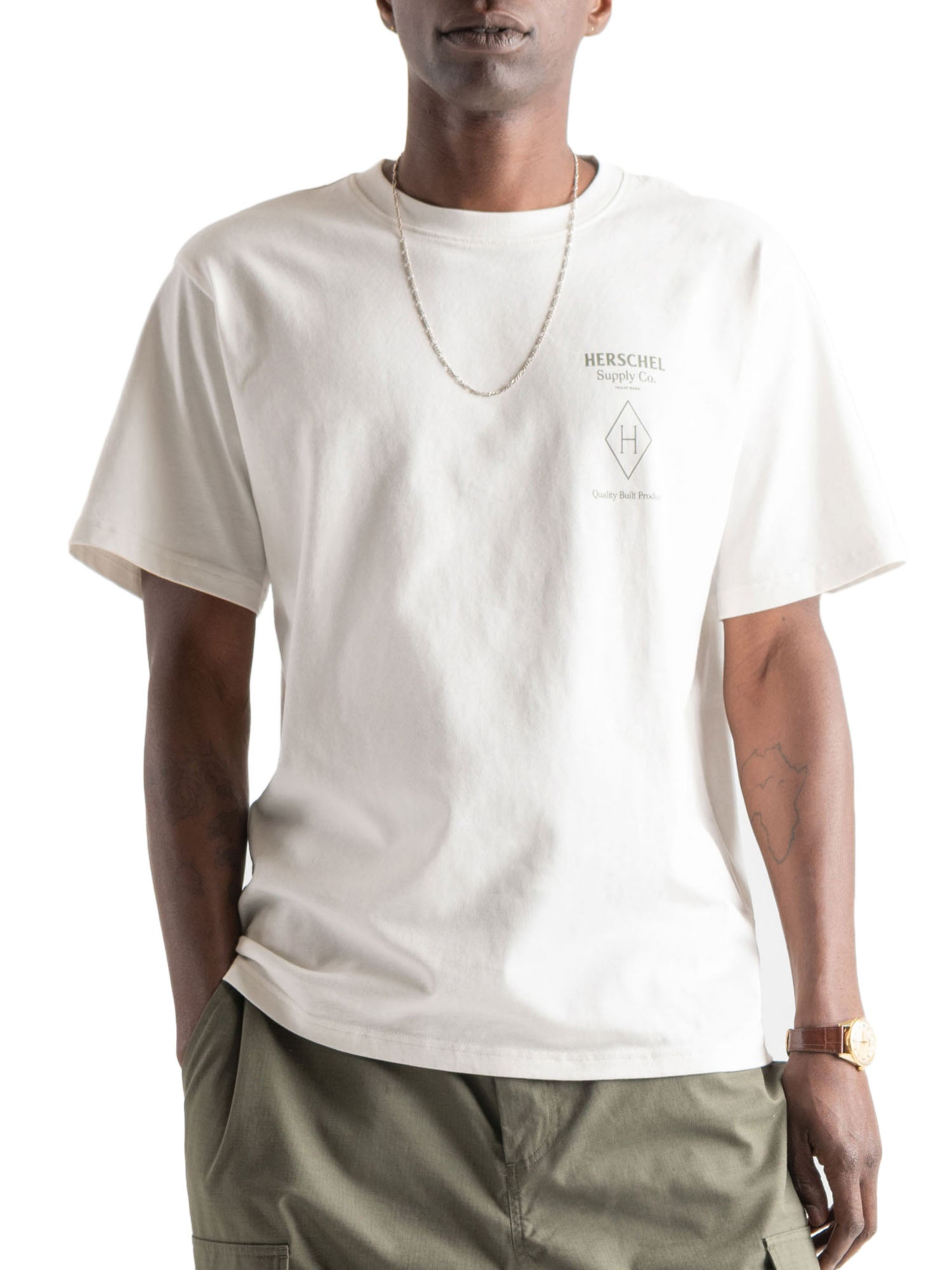 Herschel Mt Hsc Tee Men Bianco