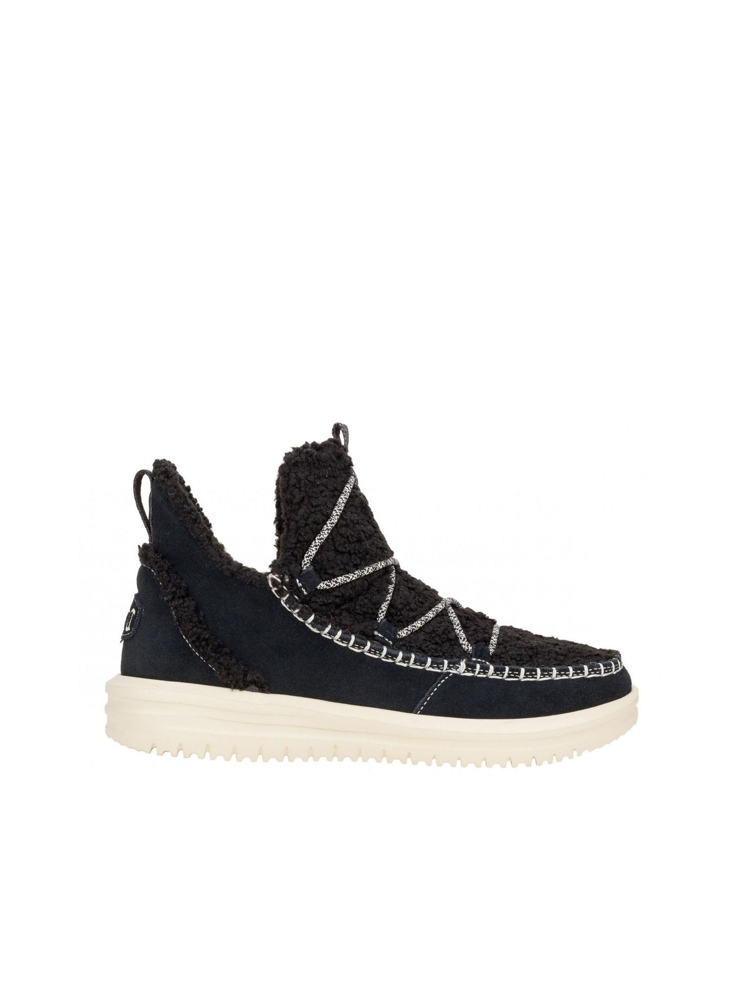 Hey Dude Camden Suede Cozy Nero