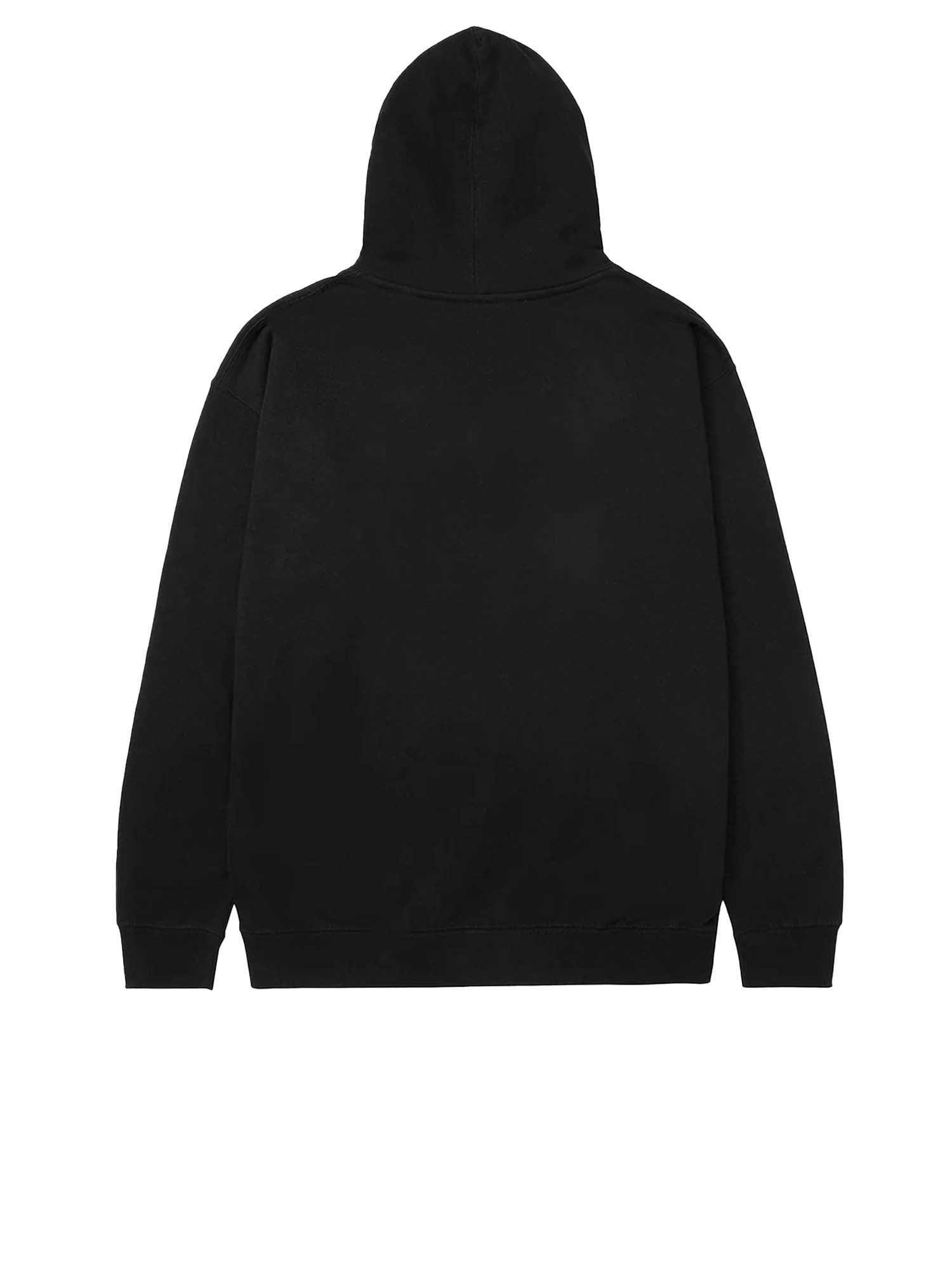 Huf Flower F/Z Hoodie Nero