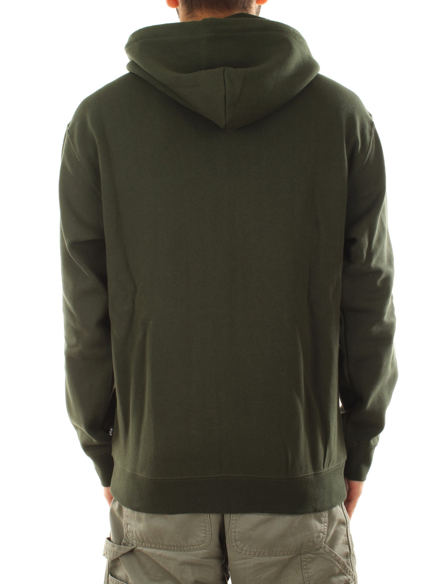 Huf Flower F/Z Hoodie Verde