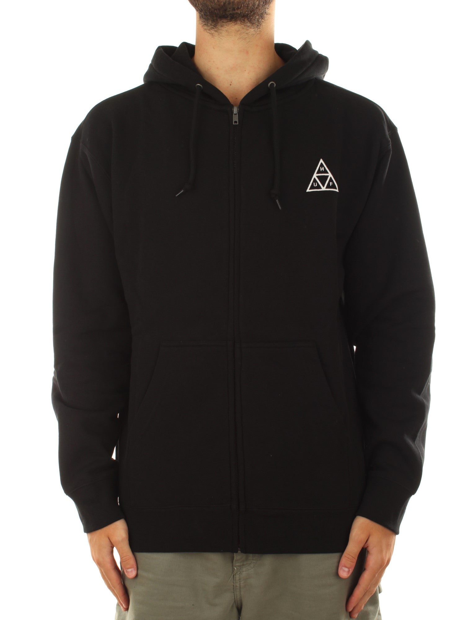 Huf Huf Set Tt F/Z Hoodie Nero