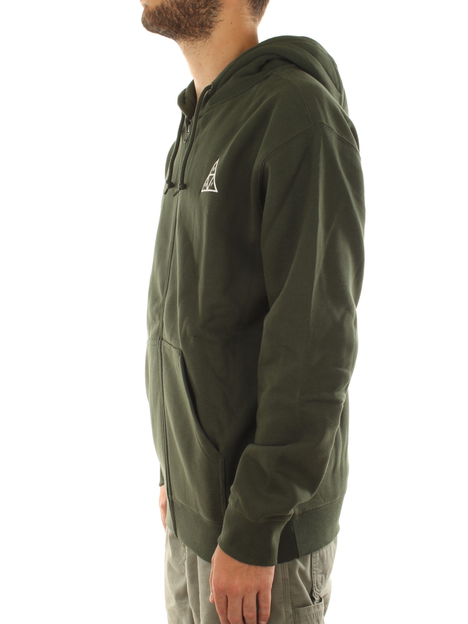 Huf Huf Set Tt F/Z Hoodie Verde