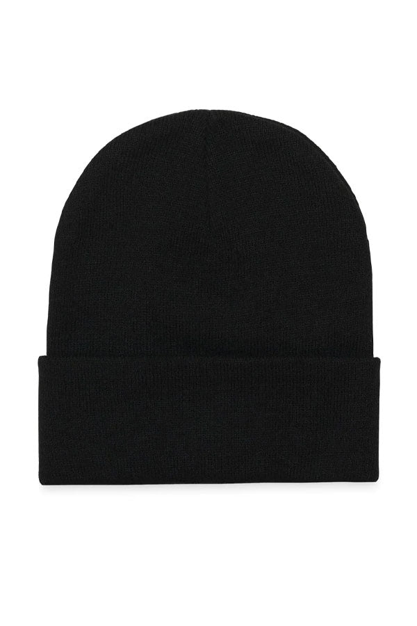 Iuter Beanie Logo Fold Nero