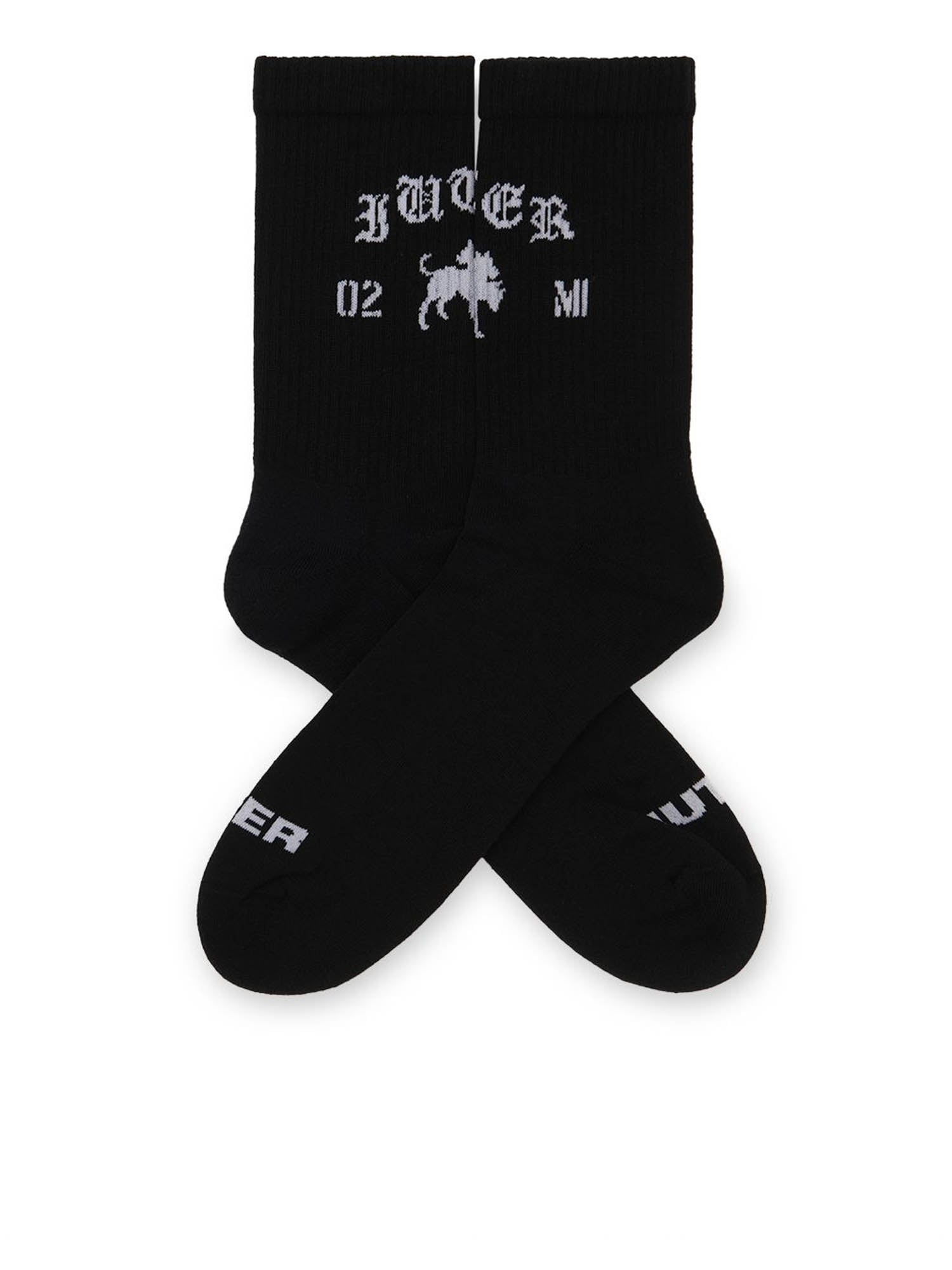 Iuter Club Dogo Logo Socks Nero