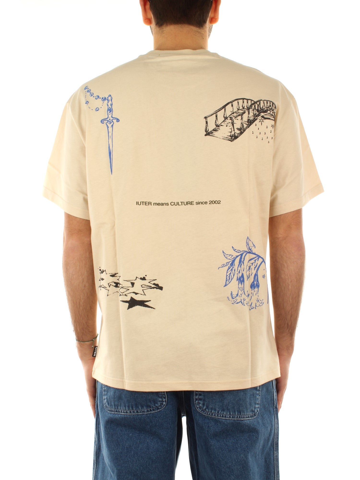 Iuter Culture Tee Beige