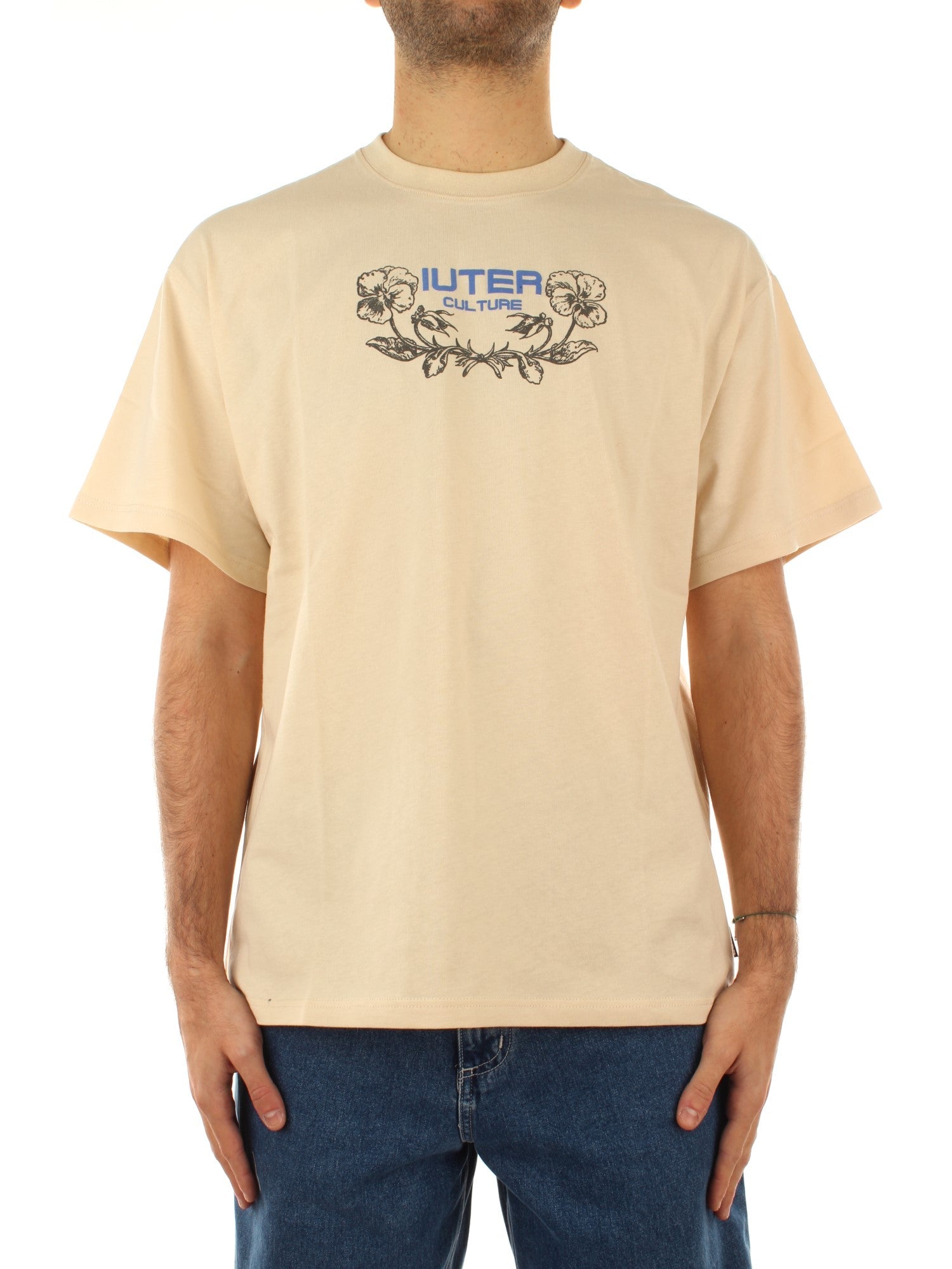 Iuter Culture Tee Beige