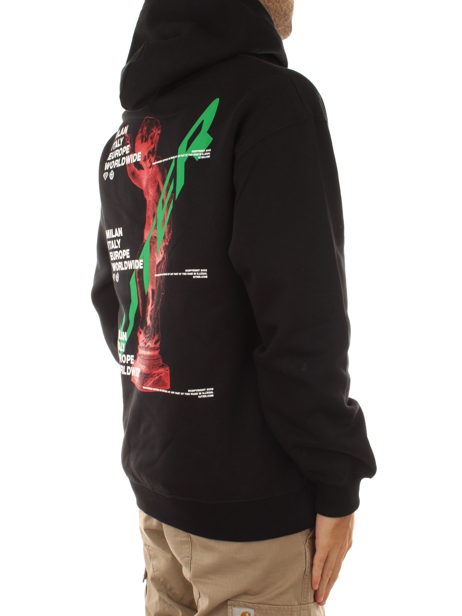 Iuter Cupido Hoodie Nero