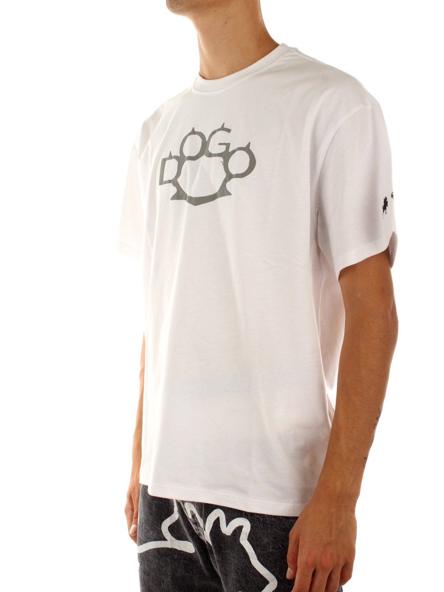 Iuter Dogo Og Logo Tee Bianco