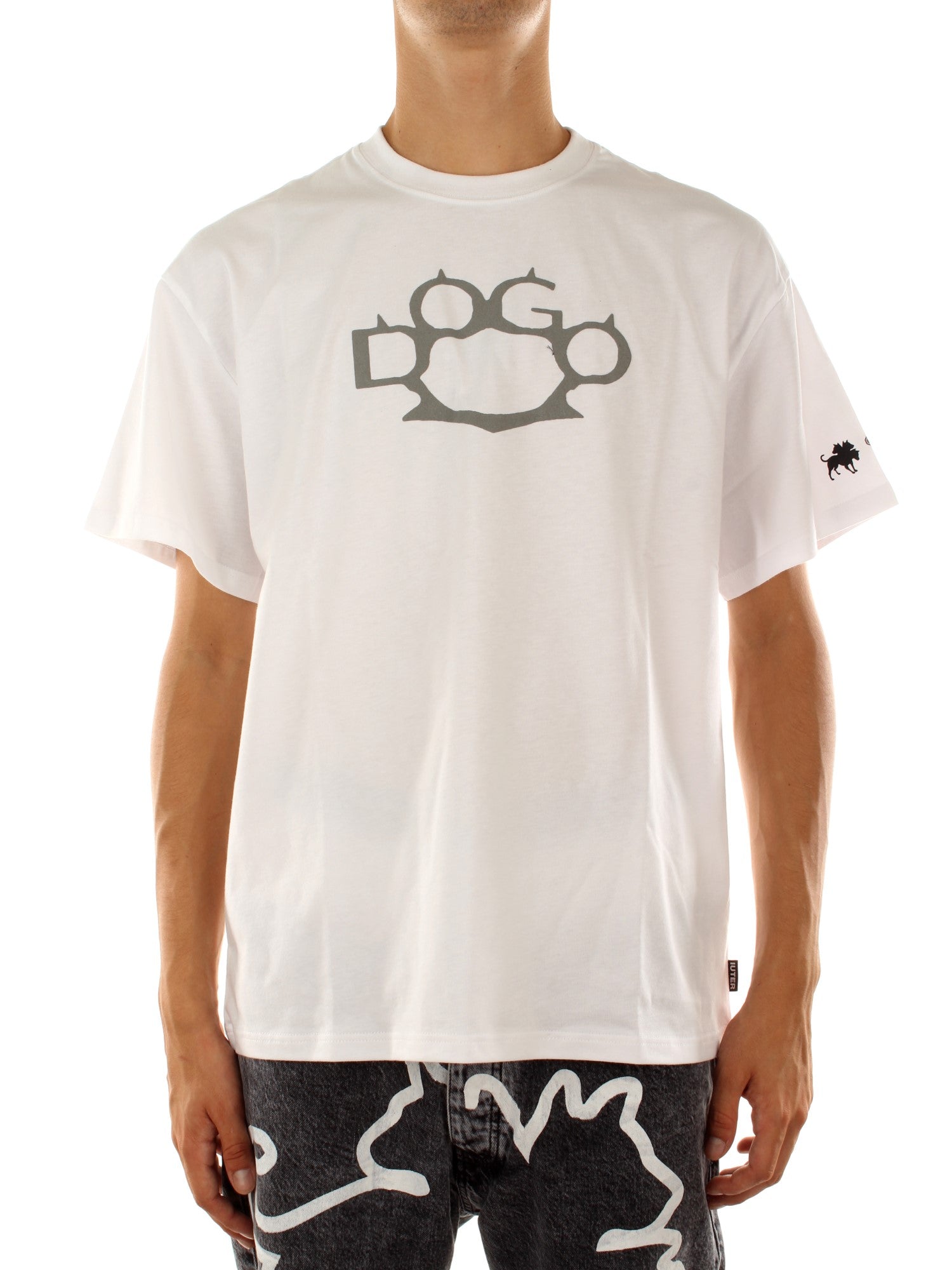 Iuter Dogo Og Logo Tee Bianco