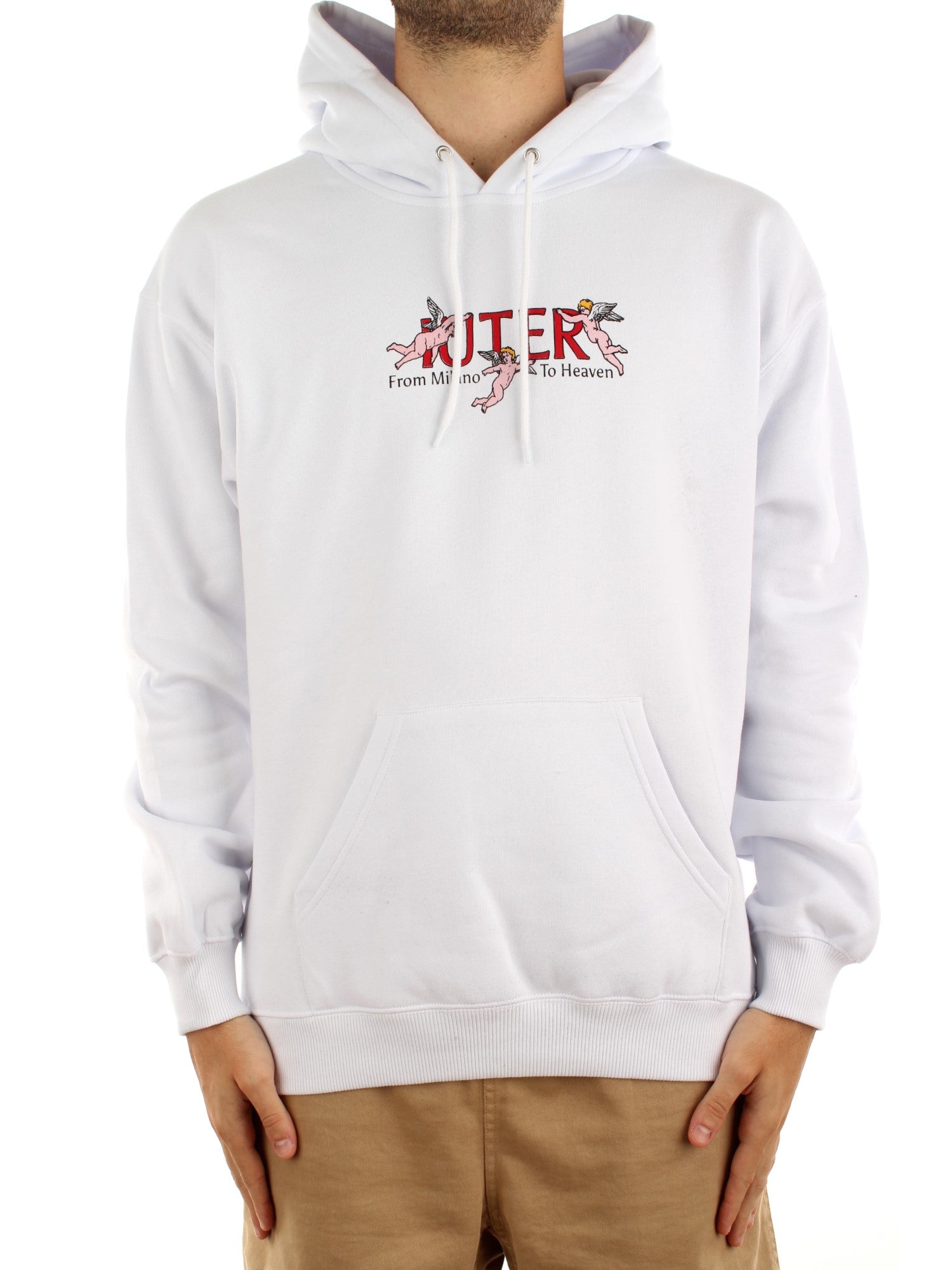 Iuter Heaven Hoodie Bianco