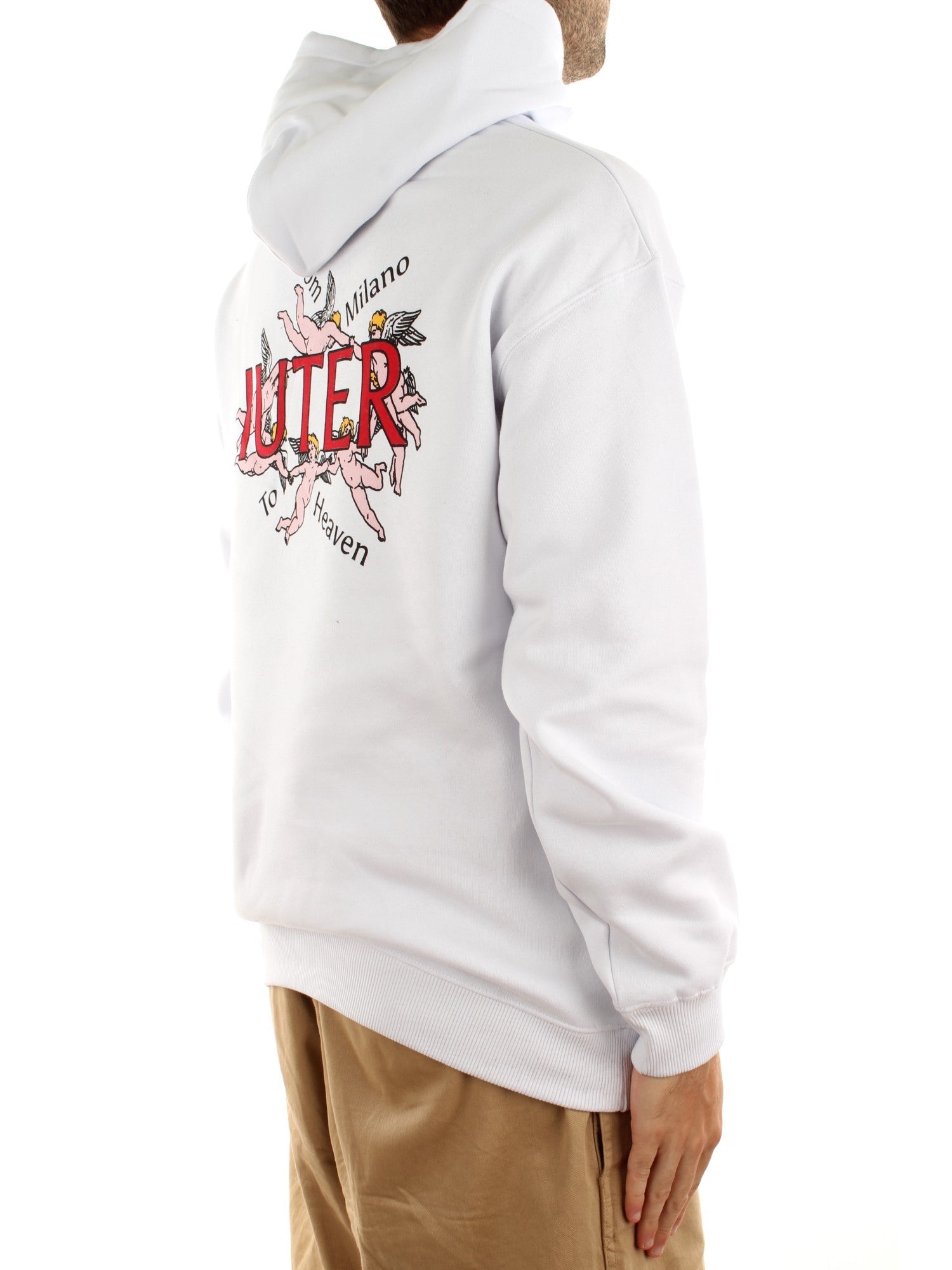 Iuter Heaven Hoodie Bianco