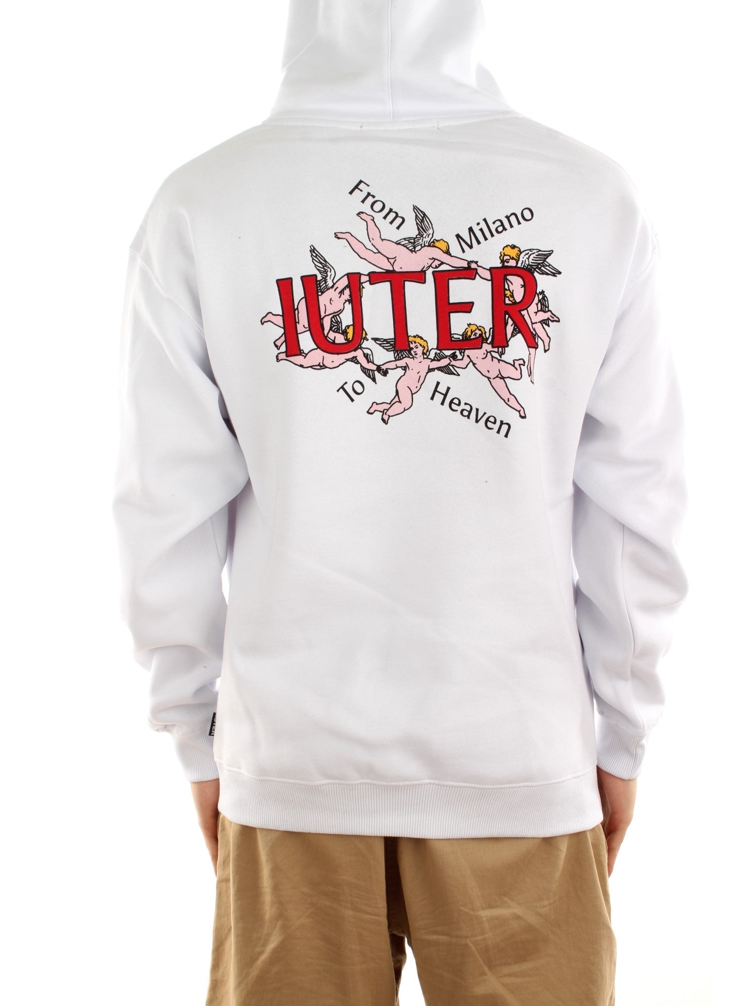 Iuter Heaven Hoodie Bianco