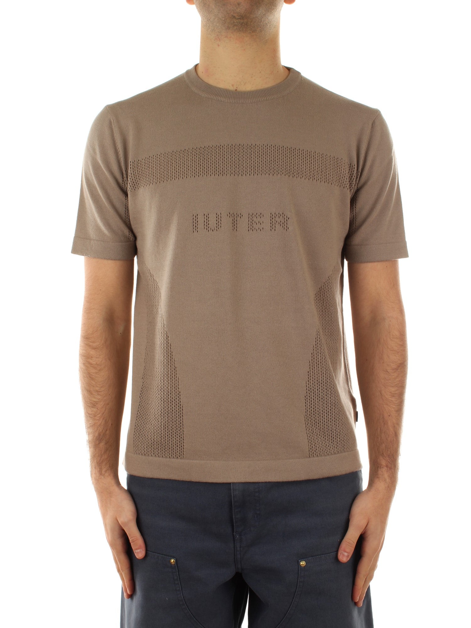 Iuter Knit Tee Marrone