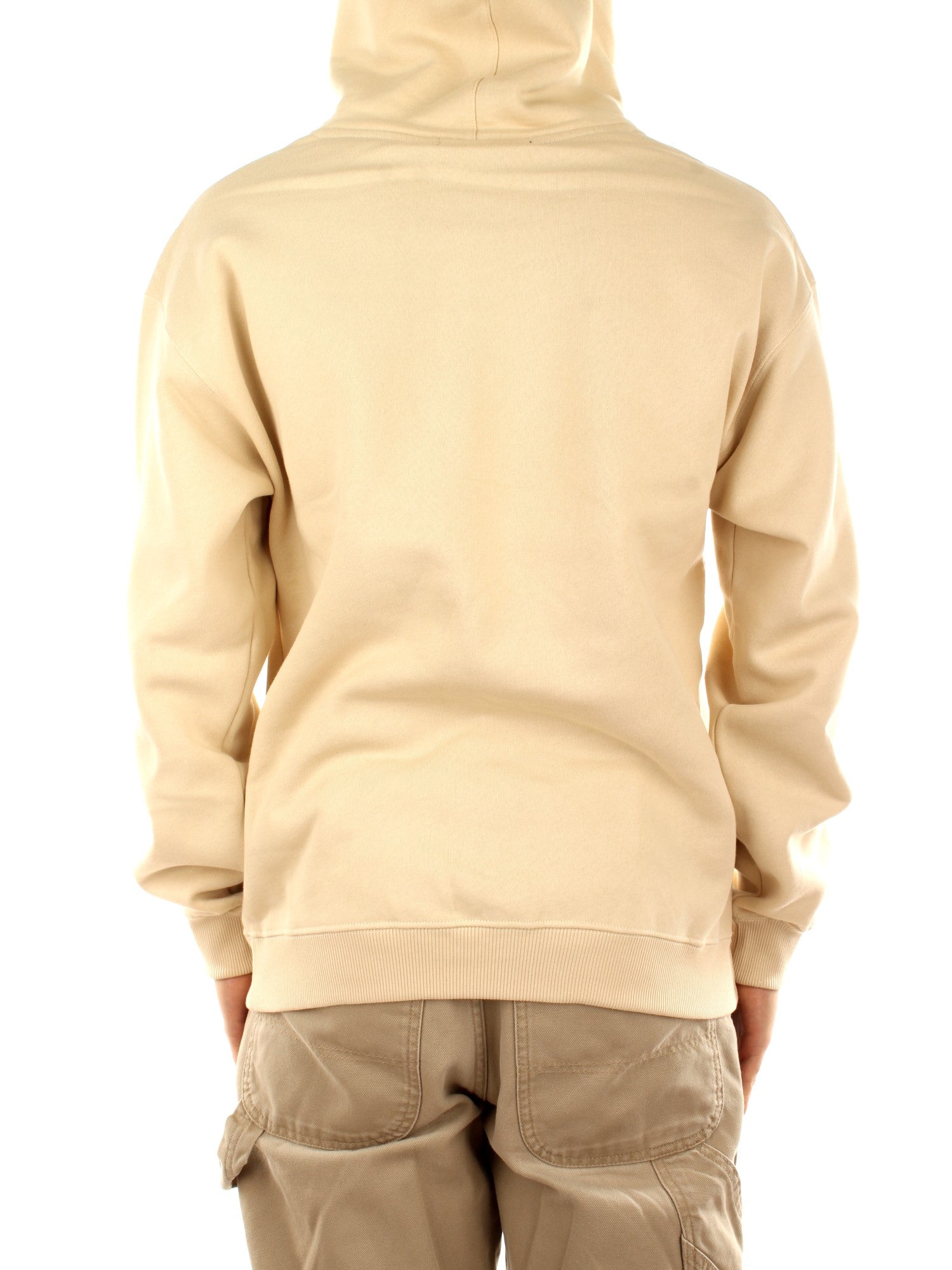 Iuter Logo Patch Hoodie Beige