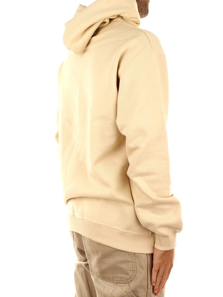 Iuter Logo Patch Hoodie Beige