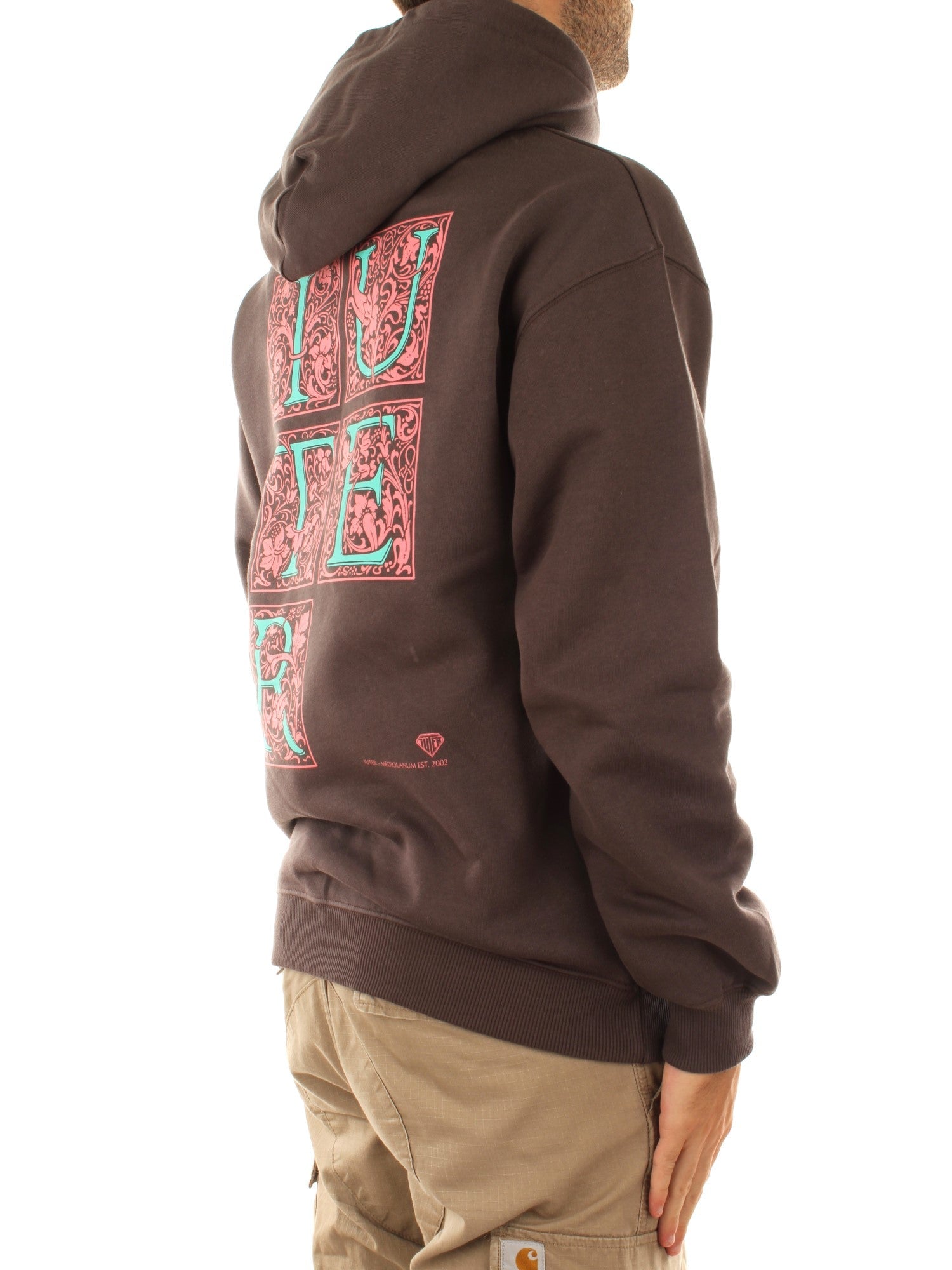 Iuter Mediolanum Hoodie Marrone