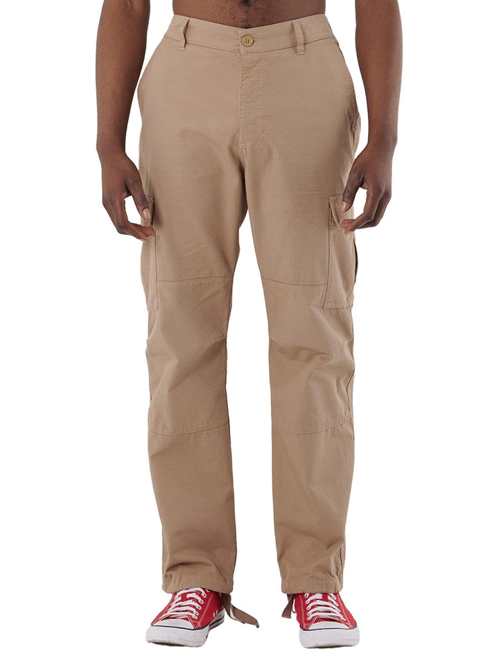 Iuter Pantaloni Cargo Canvas Marrone