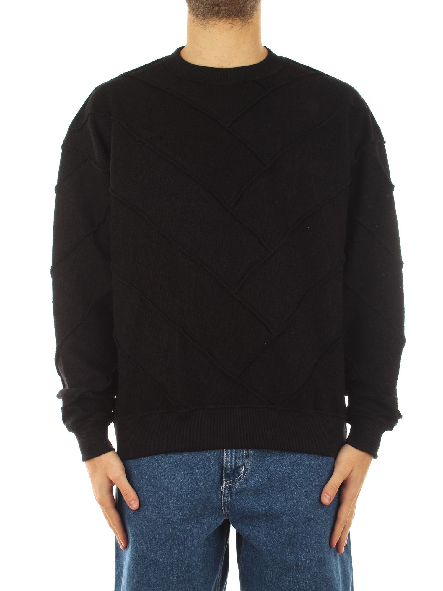 Iuter Parquet Crewneck Nero