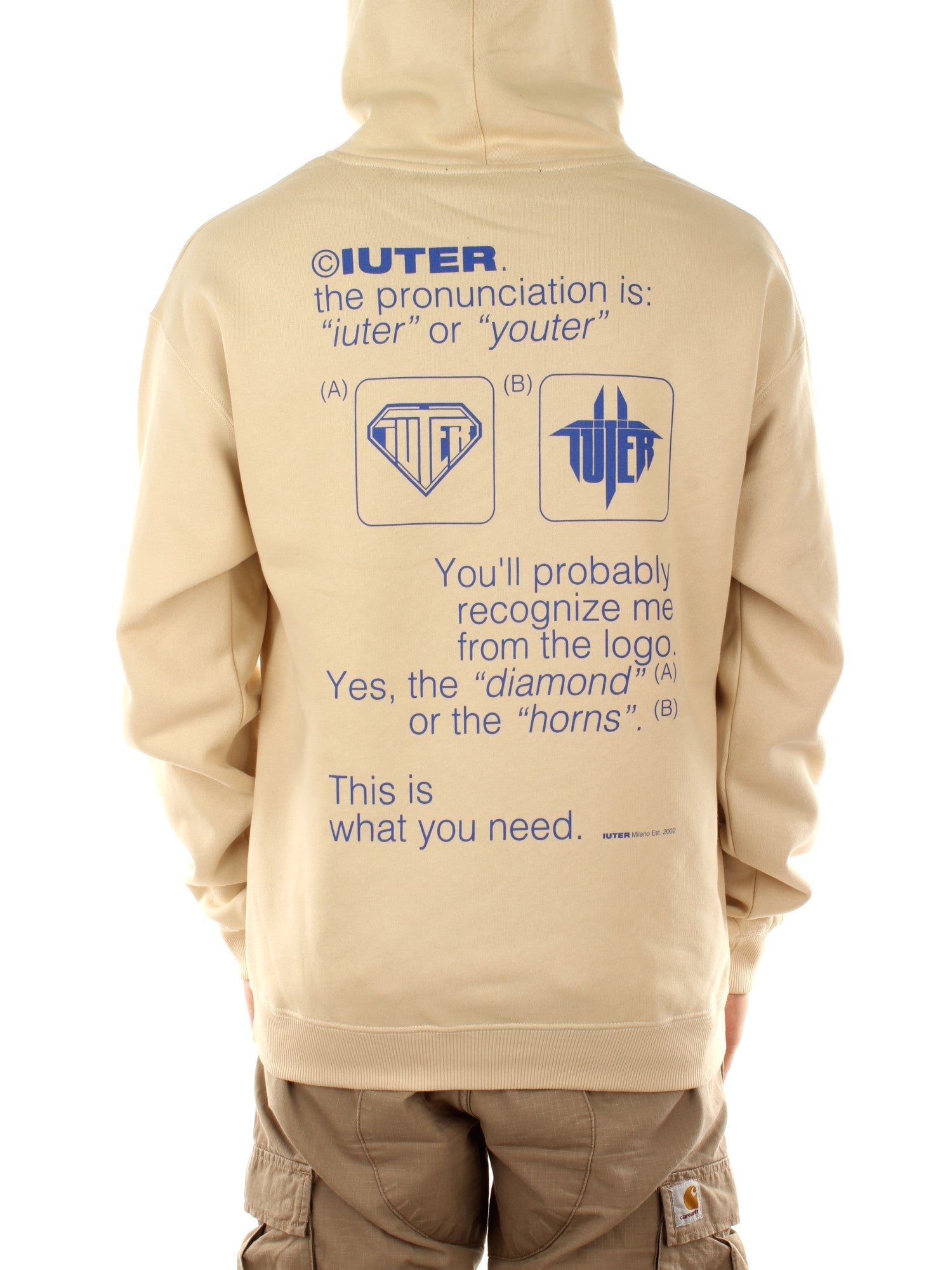 Iuter Sense Hoodie Beige