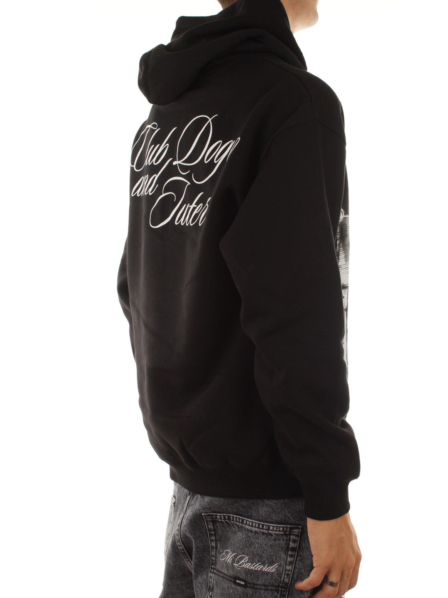 Iuter Skyline Hoodie Nero